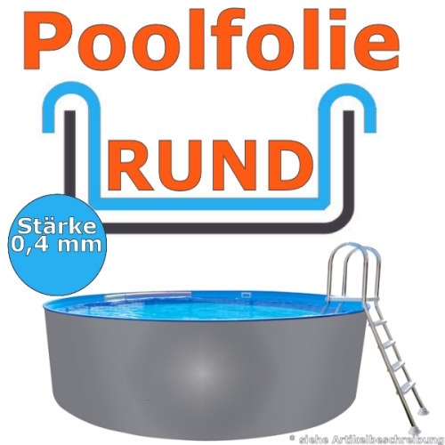 Poolfolie 4,50 x 1,20 m x 0,4 mm Schwimmbadfolie 450 x 120 Pool Innenfolie