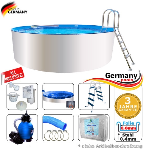 Poolset 3,00 x 0,90 m Weiss