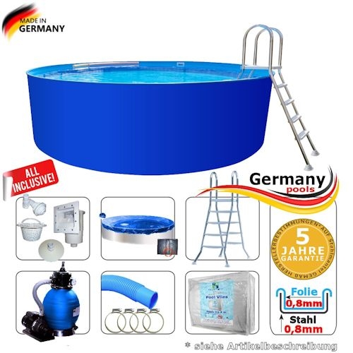 Swimming Pool 3 60 X 1 25 M Komplettset Poolset Pool Net