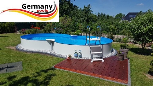 Pool Schwimmbad Achtformpool Bora 3,20 x 5,25 x 1,20m 