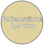 Poolfolie 500 x 135 cm x 0,8 Keilbiese Sand