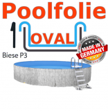 Poolfolie oval 6,00 x 3,20 x 1,20 m x 0,6 Keilbiese