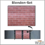 Germany-Pools Wall Blende C Tiefe 1,20 m Edition Brick
