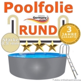 Poolfolie sand 3,00 x 1,20 m x 0,8 rund bis 1,50 m