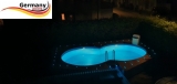 Ausstanzung für Pool-Beleuchtung im Mantel Stahlwandpool, Edelstahlpool, Alupool